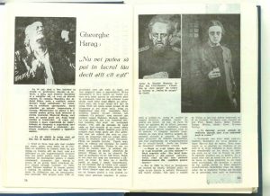 Revista Teatrul nr.5, Anul 1985, Autor: Ludmila Patlanjoglu, Titlu articol: Convorbire cu Gheorghe Harag