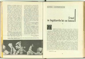 Eroul în legăturile lui cu lumea (II), Revista Teatrul nr. 7/1964