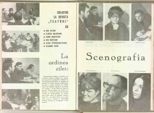 La ordinea zilei: Scenografia (colocviu la revista „Teatrul”)