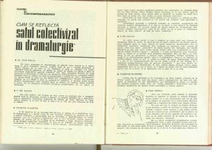 Cum se reflectă satul colectivizat în dramaturgie, revista Teatrul nr.7/1962