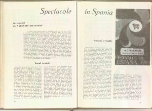 Spectacole în Spania, Revista Teatrul nr.10/1970