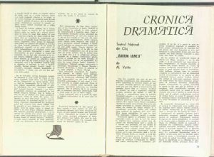 Stagiunea I.A.T.C. - Examen cu public, Revista Teatrul nr.6/1971