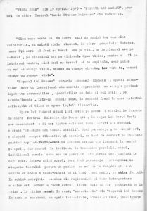 Andrea Santini, Nepotul lui Rameau, prezentat de către Teatrul Lucia Sturza Bulandra din București - Paese Sera 19 aprilie 1970, sursa material: Teatrul Bulandra