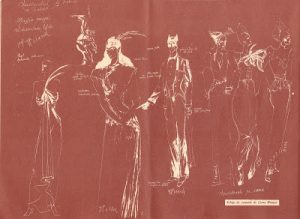 Schiţe de costume de Lia Molnar