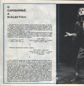 Nepotul lui Rameau, Regia David Esrig, Teatrul Bulandra, 1968, pag. 4