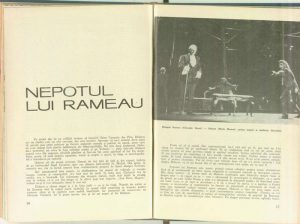 Mircea Alexandrescu, Nepotul lui Rameau în Revista Teatrul, Nr. 7, anul XIII, iulie 1968
