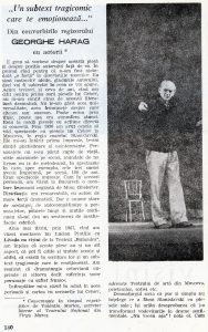 Revista Teatrul nr. 7-8, Anul  1986, Autor: Ludmila Patlanjoglu, Titlu aticol: Premiul ATM