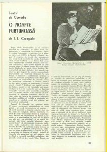 Teatrul de Comedie - O noapte furtunoasa de I. L. Caragiale