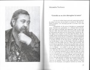 interviu cu Alexandru Tocilescu