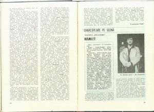 cronica hamlet - Teatrul - 1986 - 1