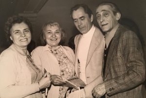 Ileana Berlogea alături de Geta Grapa, Paul Ioachim și Florin Tornea la Festivalul Contemporan 80-Brasov