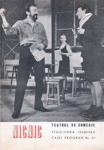 Extras din caietul program al spectacolului Nic Nic de Anca Bursan, regia Gheorghe Panco, Teatrul de Comedie 1968 ©site Teatrul de Comedie