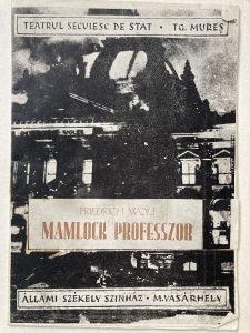 Friedrich Wolf - Mamlock professzor, 1960. - Műsorfüzet borítója.