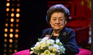 Tamara Buciuceanu Botez, 2018, sărbătorind 65 de ani de carieră în teatru, în cadrul Galei Teatrului Metropolis 12, © Agrepres