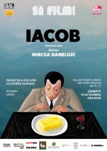 Afișul filmului Iacob, în regia lui Mircea Daneliuc, Casa de filme 5, 1987. Sursa imaginii: http://aarc.ro/newfilm/film/iacob-1987