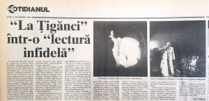 Doru Mareș, „La Țigănci” într-o „lectură infidelă” în „Cotidianul”, anul III, nr. 295 (727), 16 decembrie 1993, p. 6