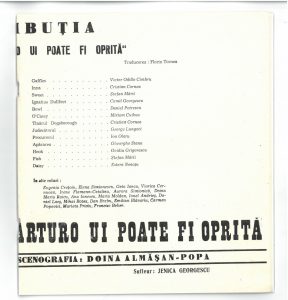 Ascensiunea lui Arturo Ui - Caiet program - Teatrul National Timișoara (16)