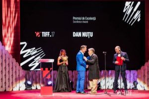 Dan Nuțu, în 2018, la decernarea Premiului de Excelență TIFF, Cluj-Napoca. ©Vlad Cupșa